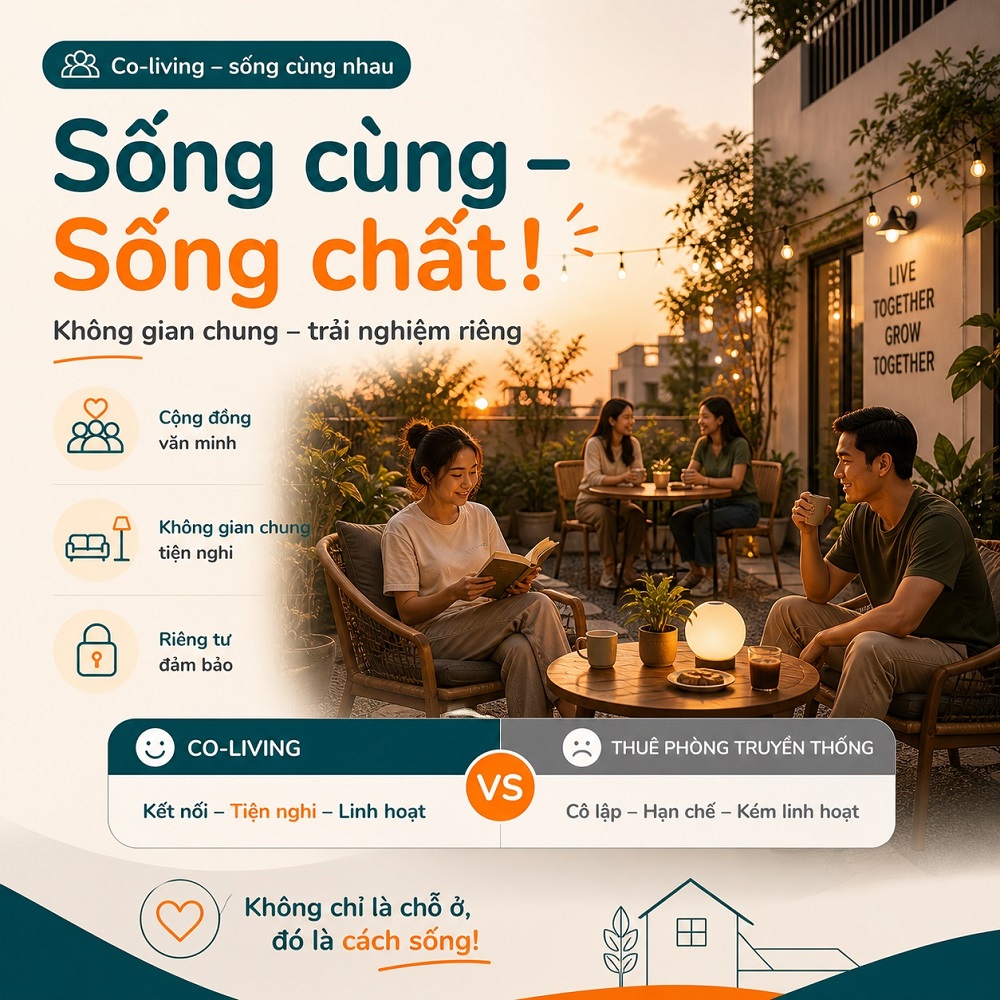 Co-living – sống cùng nhau